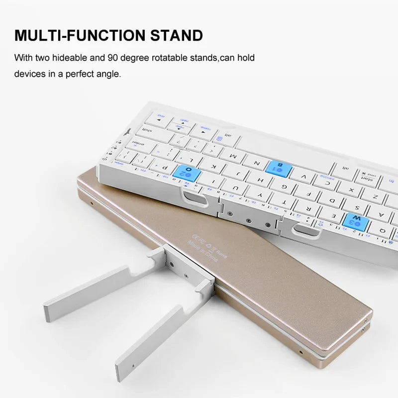 Mini Folding Bluetooth Keyboard Wireless