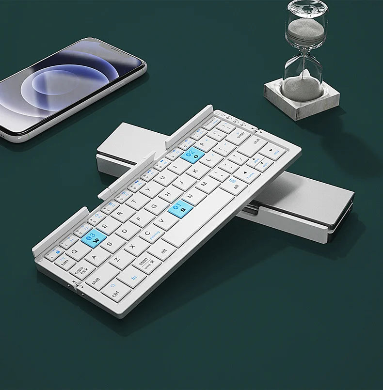 Mini Folding Bluetooth Keyboard Wireless