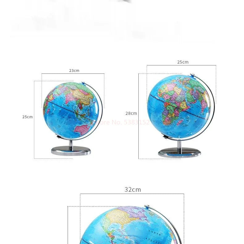 Carte du monde avec lumière LED